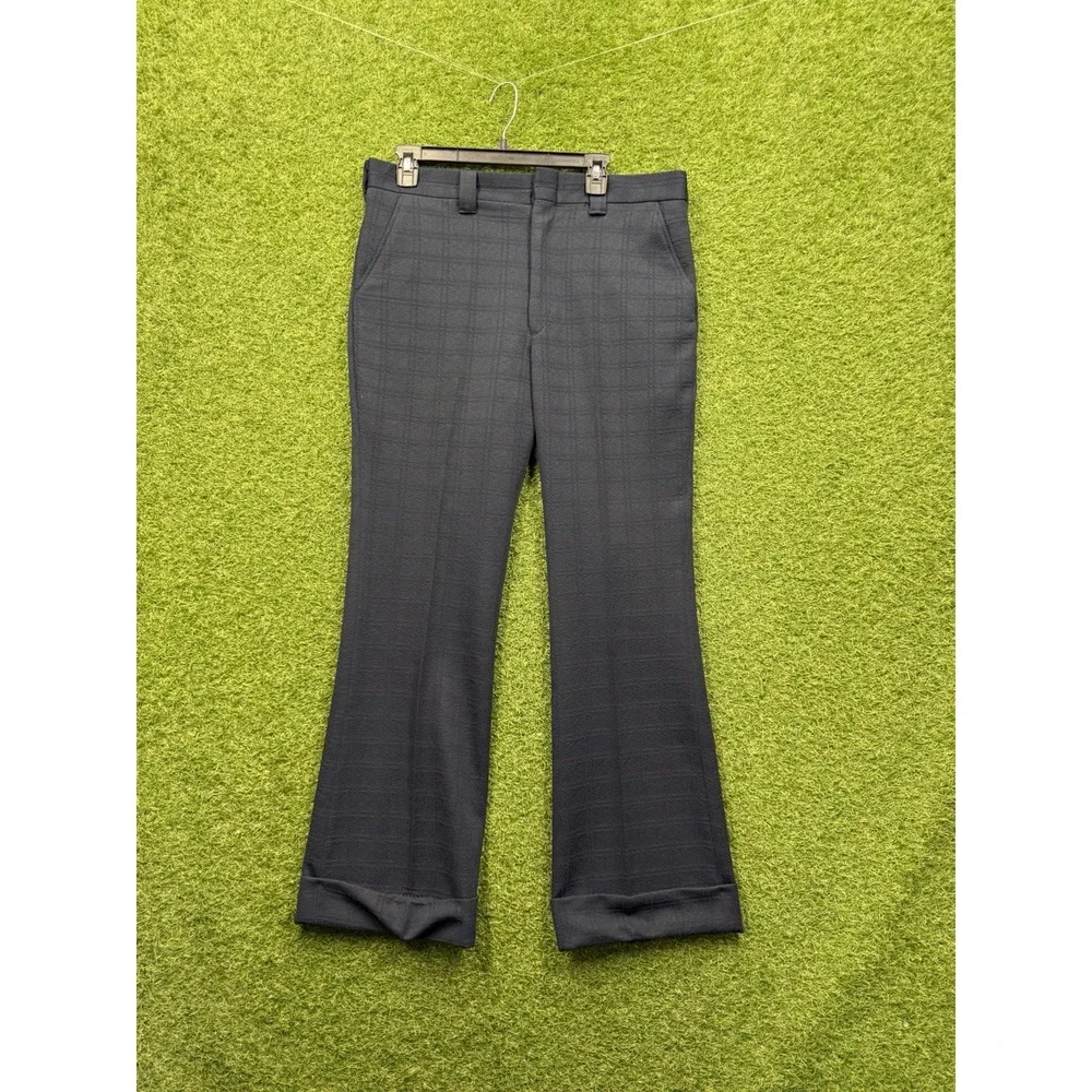 Vintage Levis Panatela Pants Mens 32x32 Bootcut Flare Dress Slacks 70s Preppy